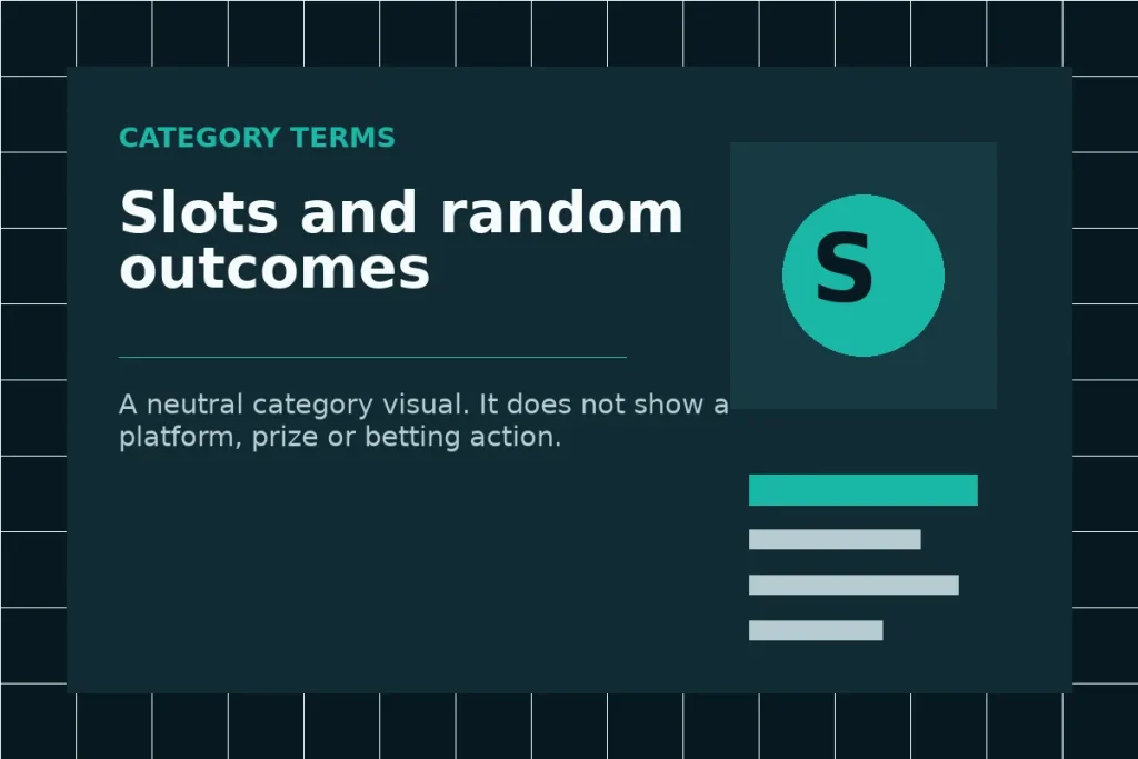 Neutral slots category and random-outcome information diagram